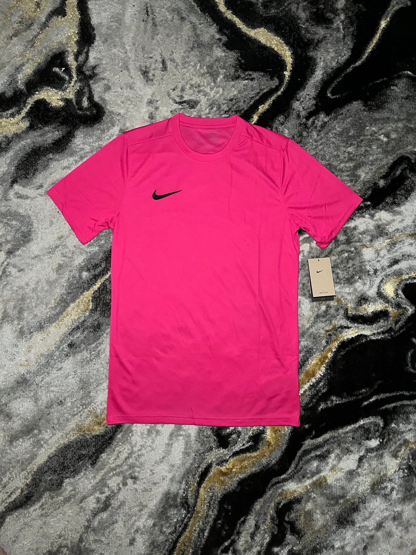 Nike Dri-FIT Shorts Set in Pink and Black – Moisture-Wicking Training Set