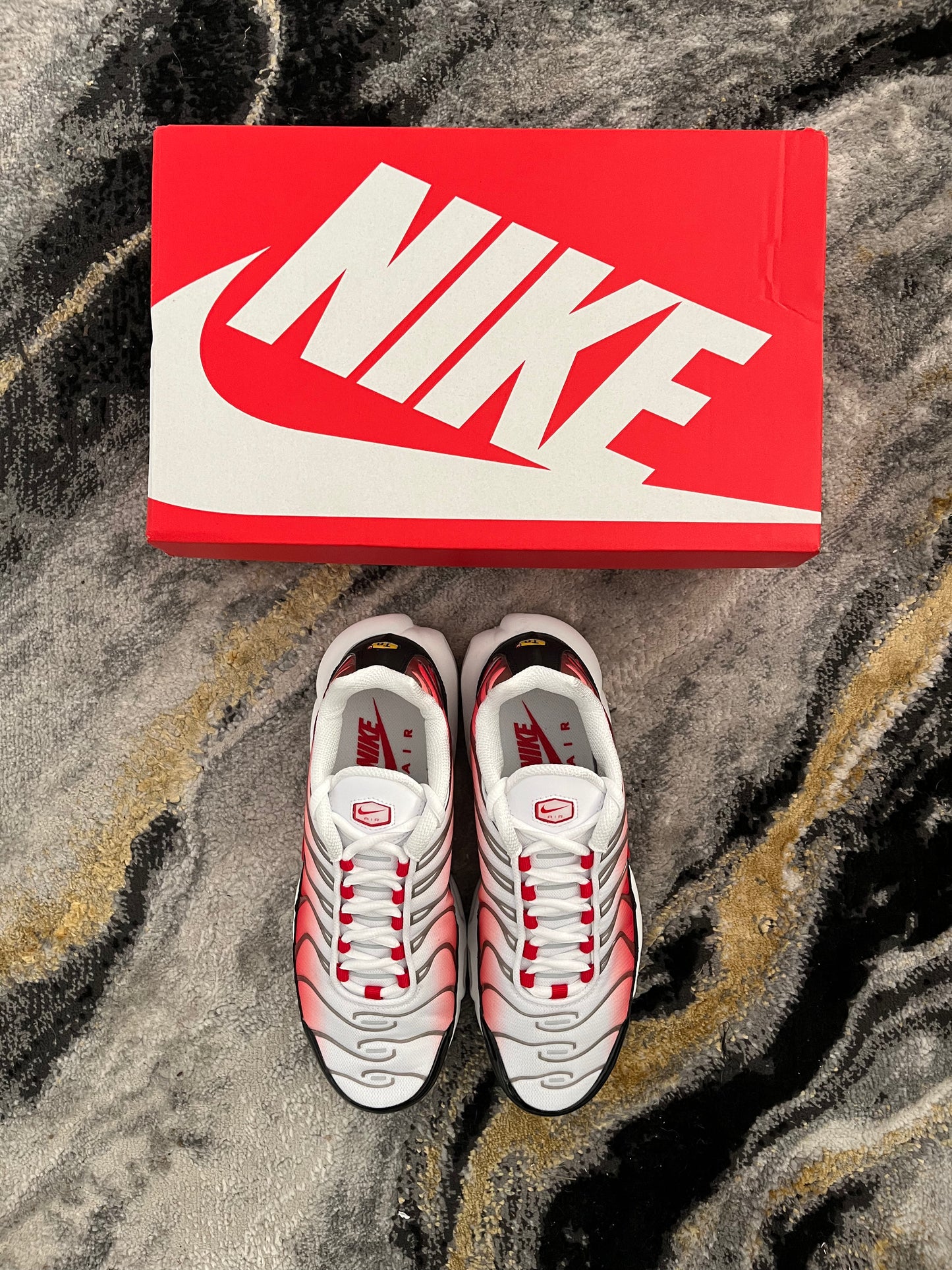 Air Max Plus (White & Red)