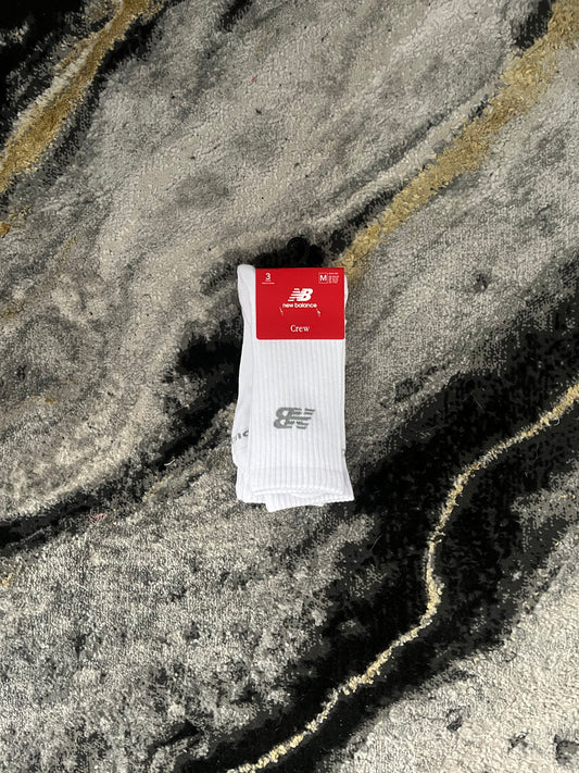 New Balance white crew socks 3 pack – comfort everyday wear