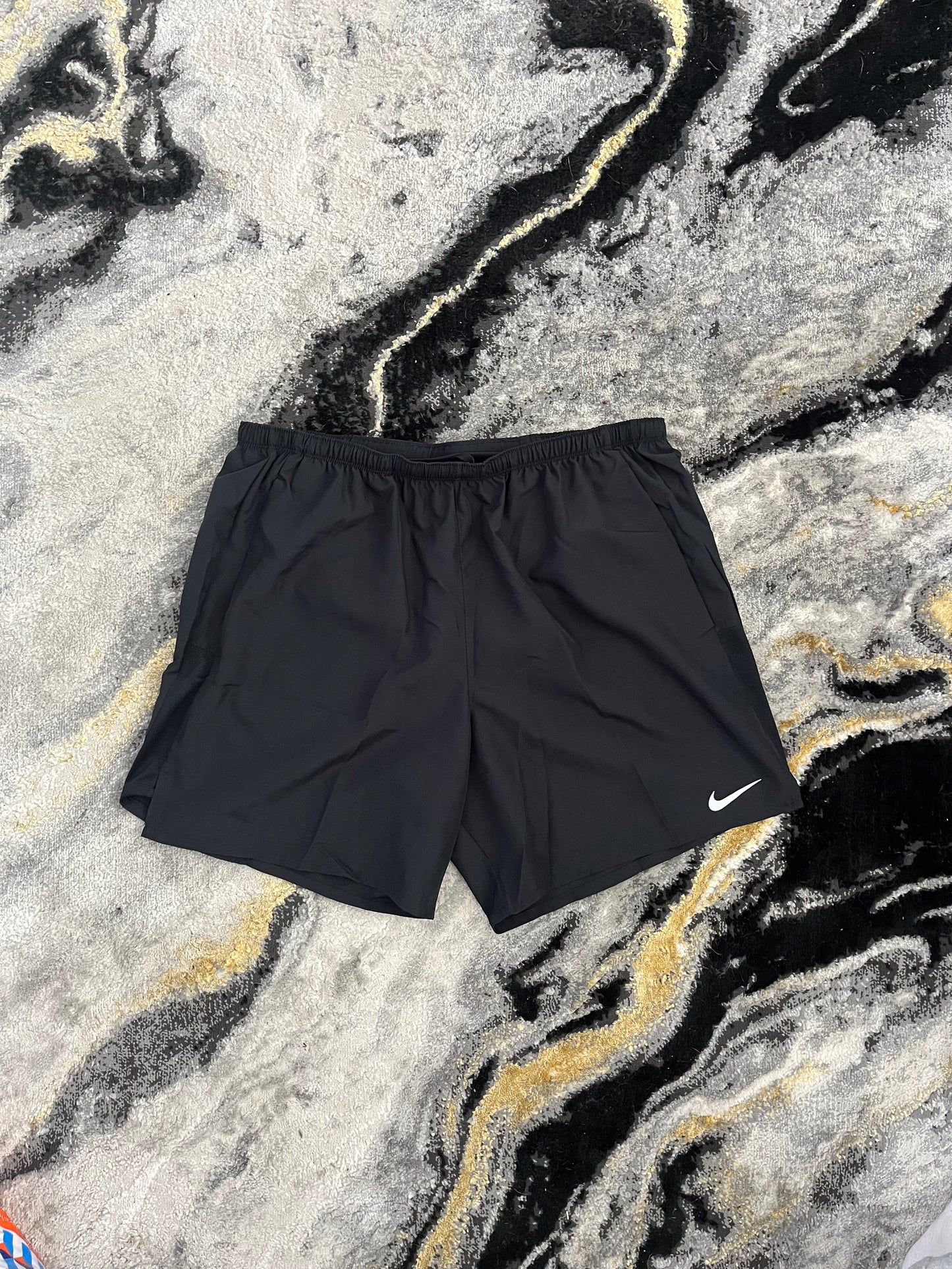 Black Nike Challenger Shorts – Lightweight running shorts with breathable fabric front