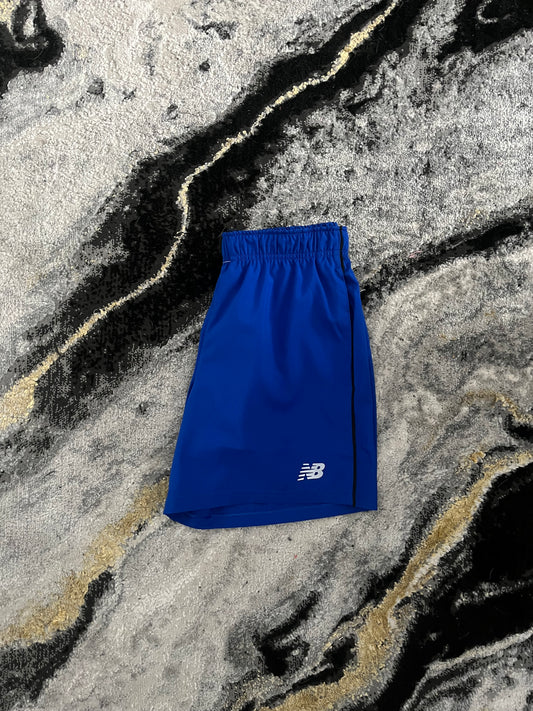 New Balance blue athletic training shorts – lightweight and breathable