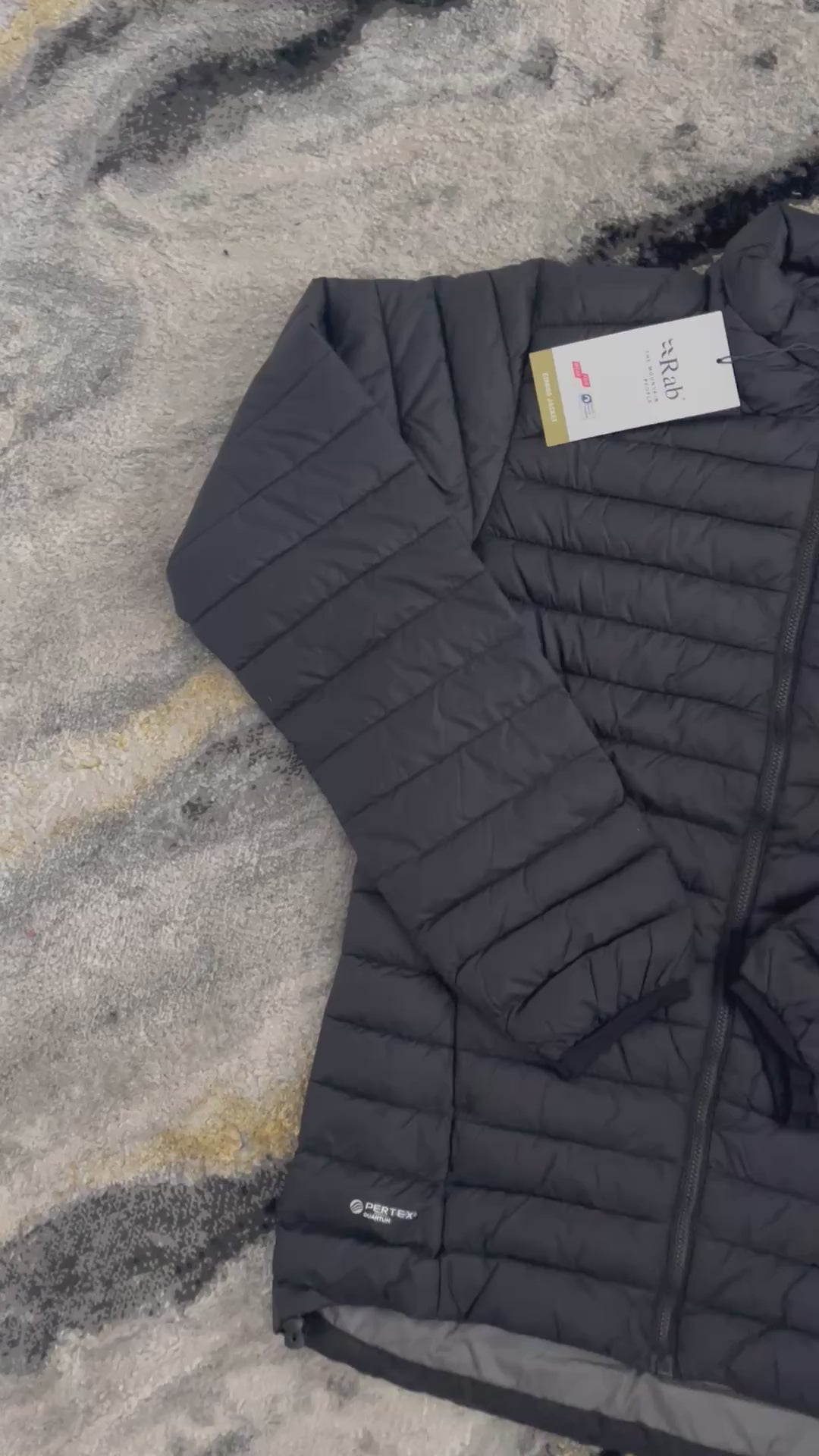 RAB Cirrus Insulated Jacket in Black – Lightweight Mens Outerwear