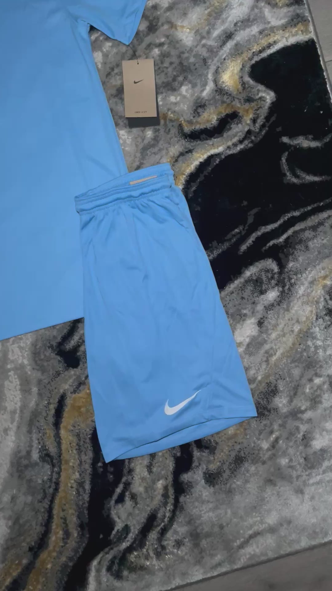 Nike Dri-FIT Shorts Set in Blue – Lightweight Sportswear Outfit full outfit